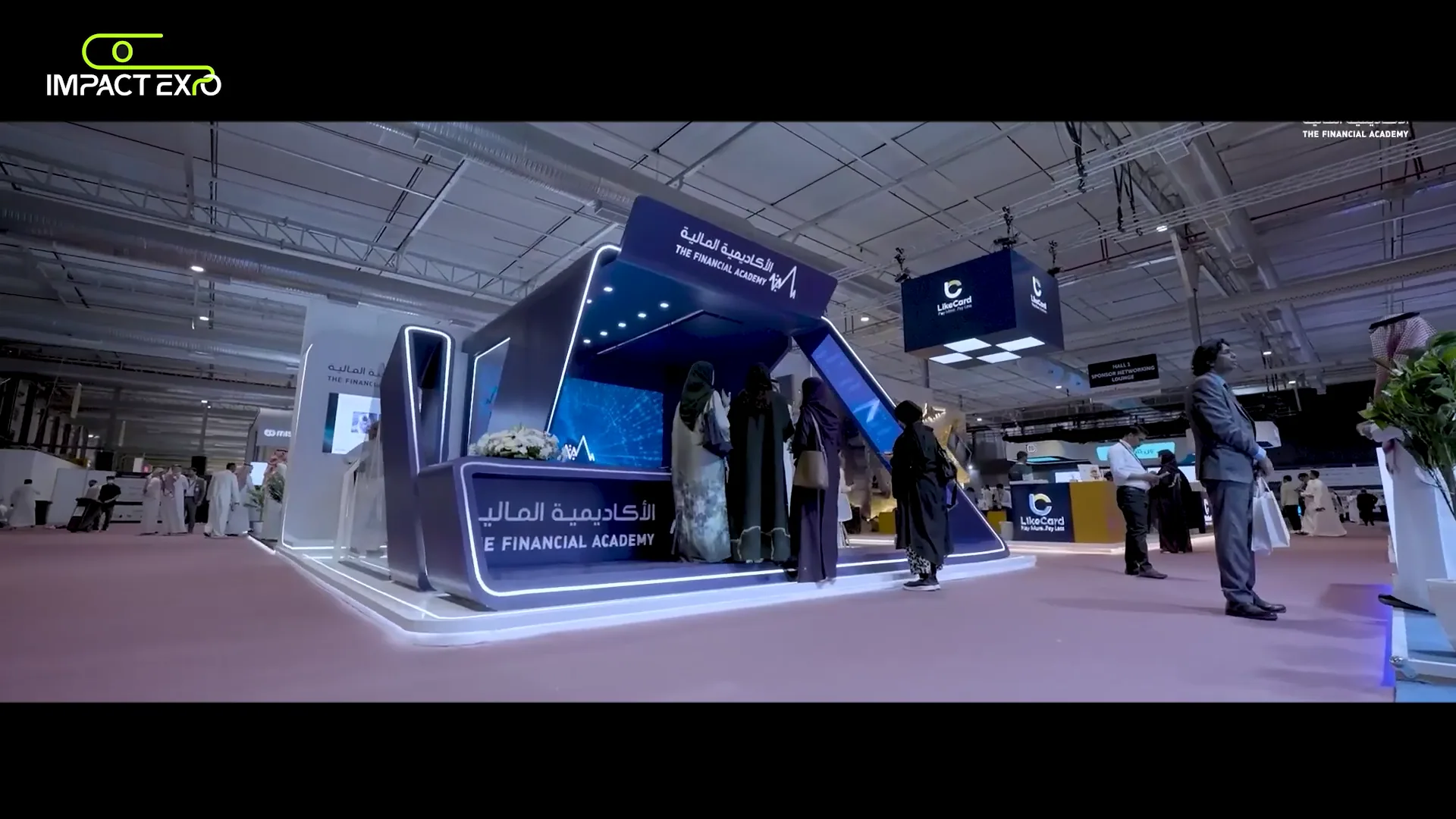 The Financial Academy Booth in Seamless Exhibition